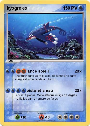 Pokemon kyogre ex