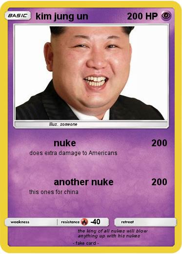 Pokemon kim jung un