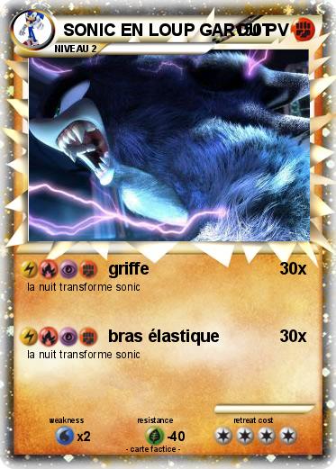 Pokemon SONIC EN LOUP GAROUT