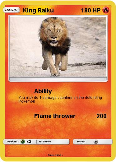 Pokemon King Raiku