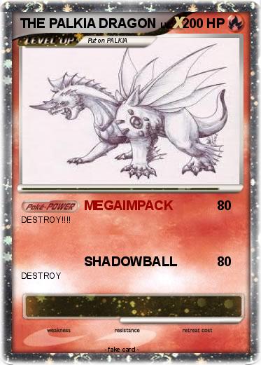 Pokemon THE PALKIA DRAGON