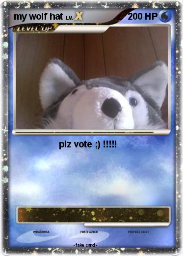 Pokemon my wolf hat