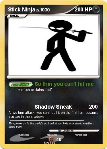 Pokemon Stick Ninja
