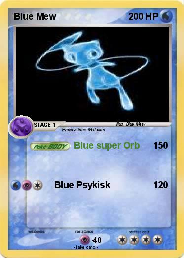 Pokemon Blue Mew