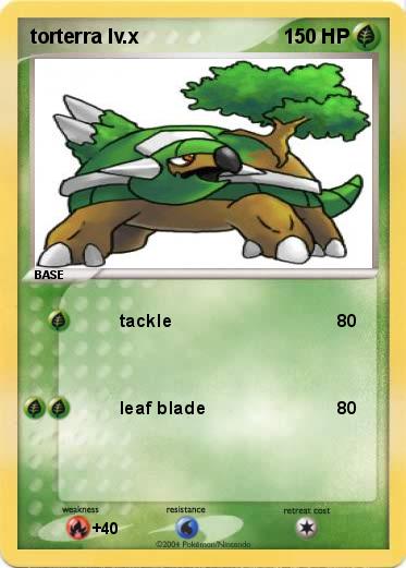 Pokemon torterra lv.x