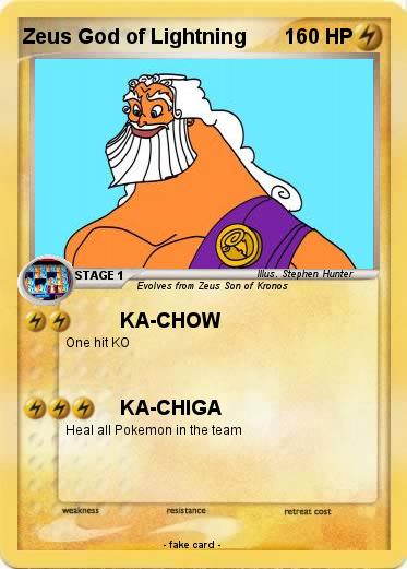 Pokemon Zeus God of Lightning