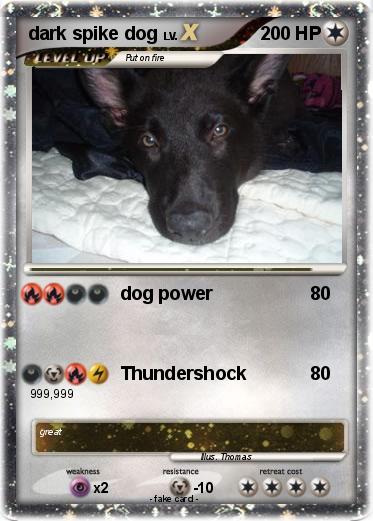 Pokemon dark spike dog
