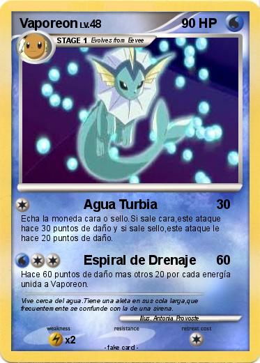 Pokemon Vaporeon