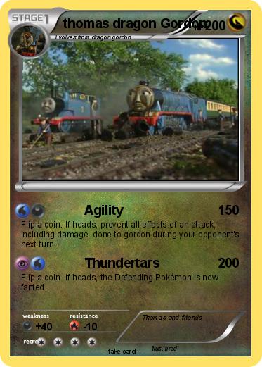 Pokemon thomas dragon Gordon