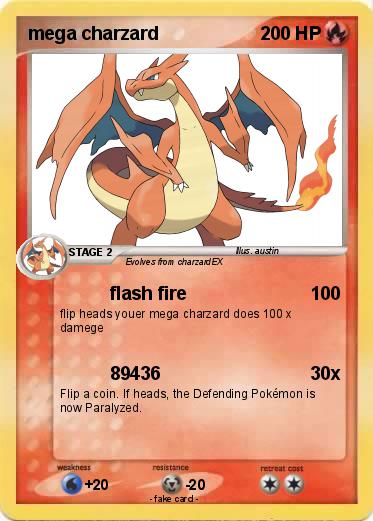 Pokemon mega charzard