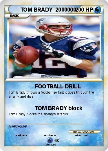 Pokemon TOM BRADY  2000000