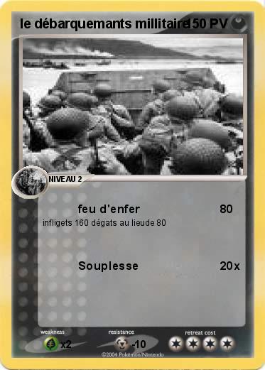 Pokemon le débarquemants millitaire