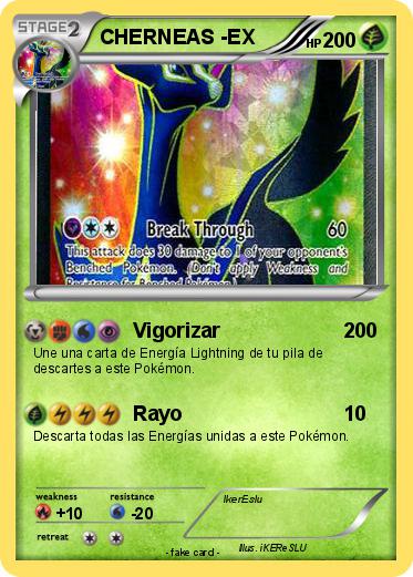 Pokemon CHERNEAS -EX