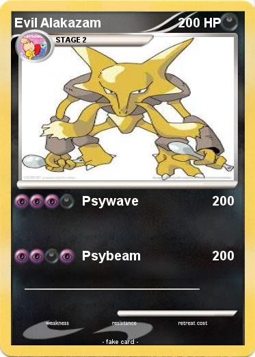 Pokemon Evil Alakazam