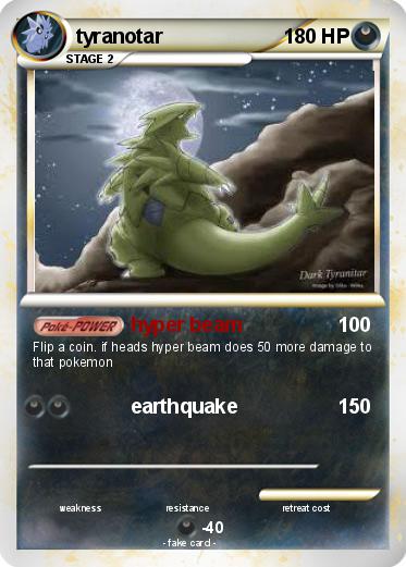 Pokemon tyranotar
