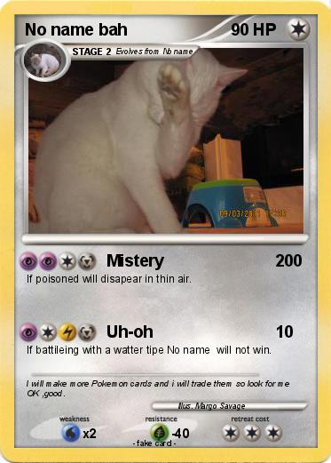 Pokemon No name bah