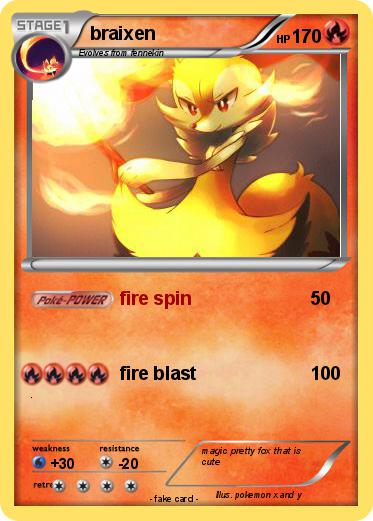 Pokemon braixen