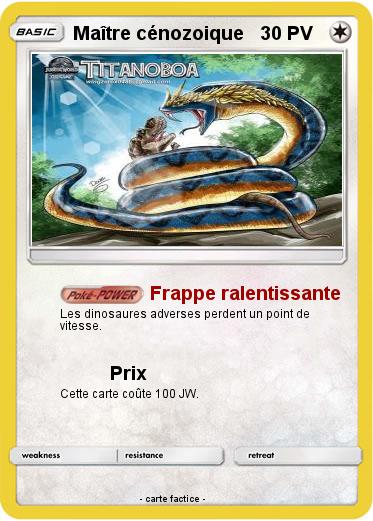 Pokemon Maître cénozoique