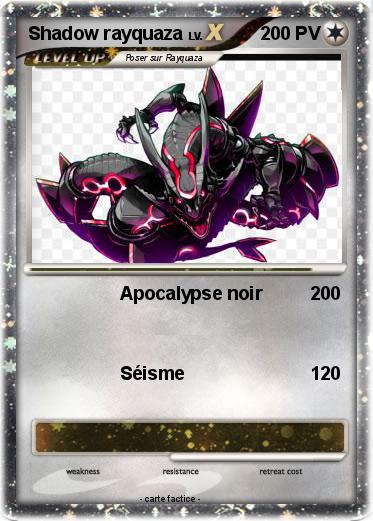 Pokemon Shadow rayquaza