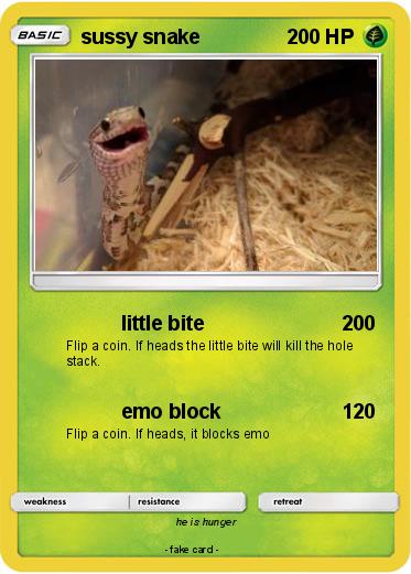 Pokemon sussy snake