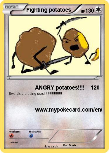 Pokemon Fighting potatoes