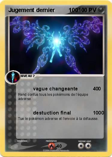 Pokemon Jugement dernier         100