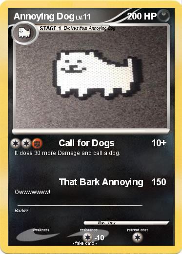 Pokemon Annoying Dog