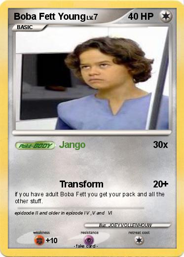 Pokemon Boba Fett Young