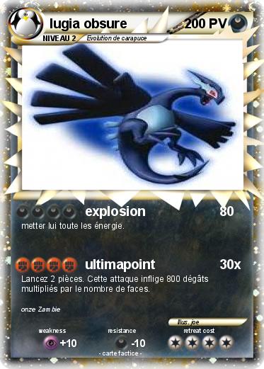 Pokemon lugia obsure