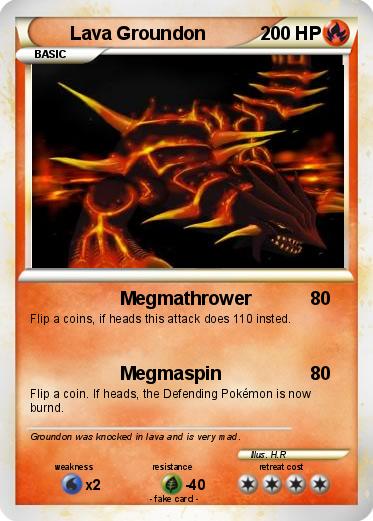 Pokemon Lava Groundon