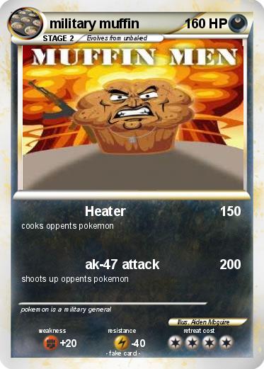 Pokemon military muffin