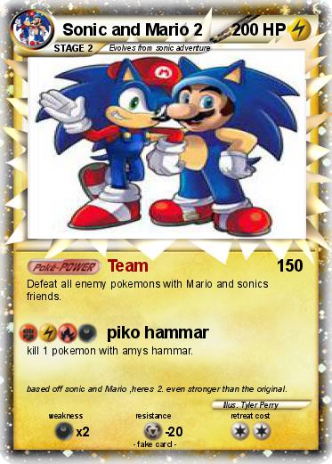 Pokemon Sonic and Mario 2