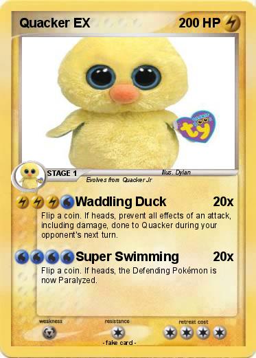 Pokemon Quacker EX
