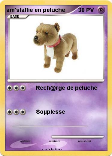 Pokemon am'staffie en peluche