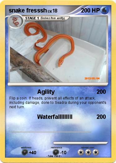 Pokemon snake fresssh