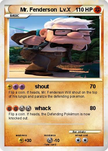 Pokemon Mr. Fenderson  Lv.X