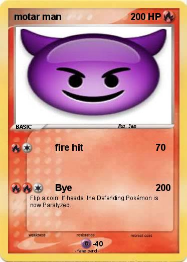 Pokemon motar man