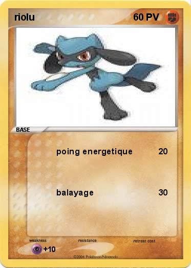 Pokemon riolu                                    