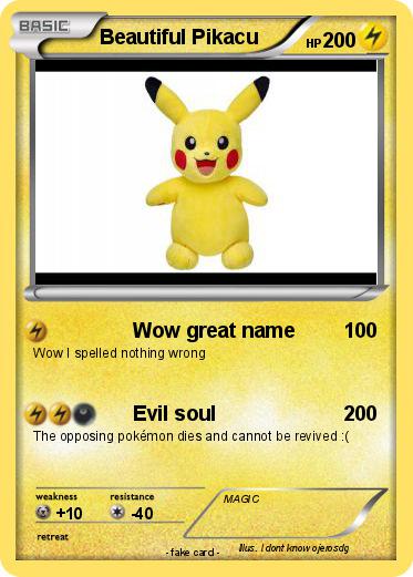 Pokemon Beautiful Pikacu