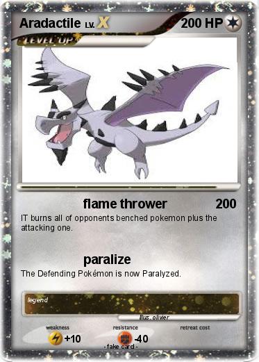 Pokemon Aradactile