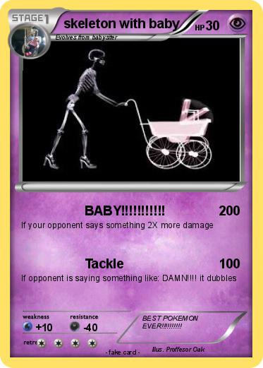 Pokemon skeleton with baby