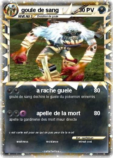 Pokemon goule de sang
