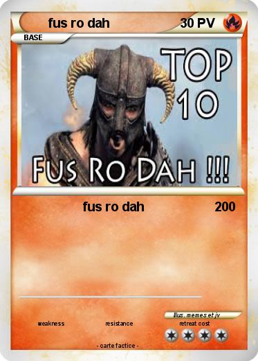 Pokemon fus ro dah