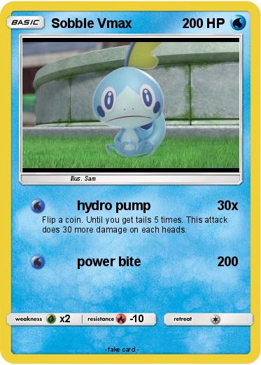 Pokemon Sobble Vmax