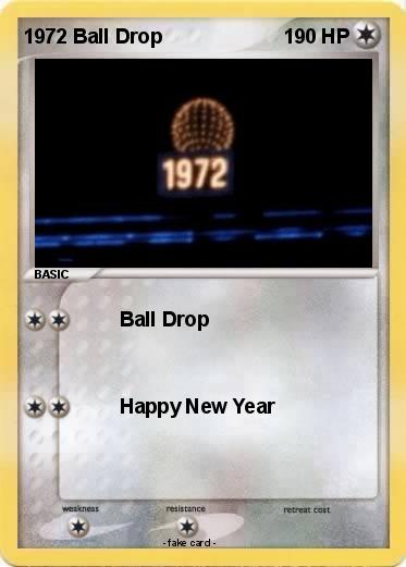Pokemon 1972 Ball Drop