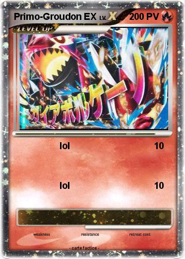 Pokemon Primo-Groudon EX