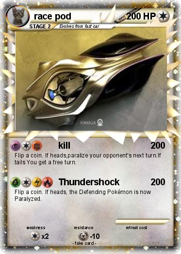 Pokemon race pod