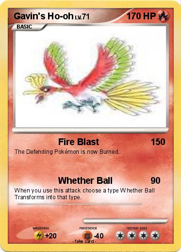 Pokemon Gavin's Ho-oh