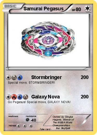 Pokemon Samurai Pegasus