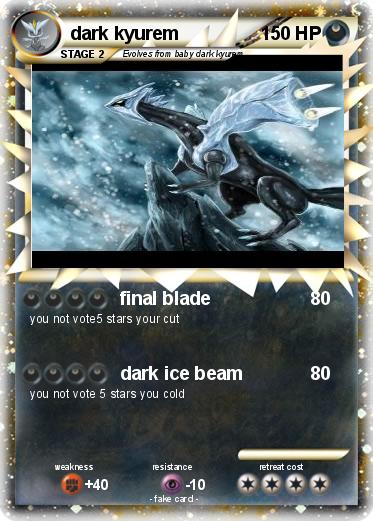 Pokemon dark kyurem